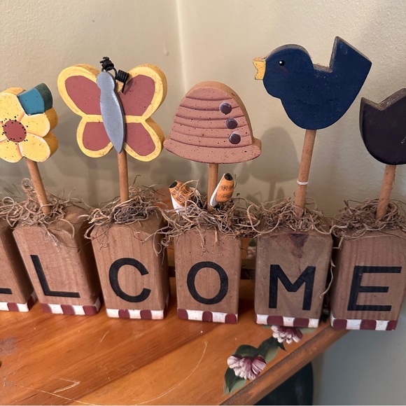 Welcome Sign Rustic Desktop Home Decoration - Decorative Welcome Signs Creative - Picture 5 of 7